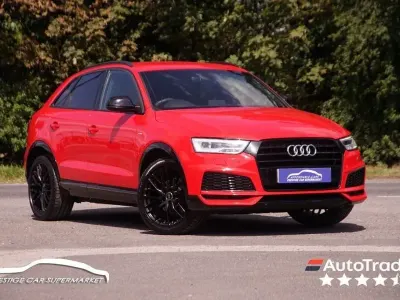 Used Audi Q3 Black Edition 150 HP (110 kW) 2018 Red SUV