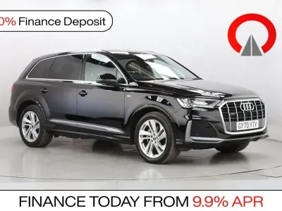 Used Audi Q7 S-Line 286 HP (210 kW) 2020 Black SUV