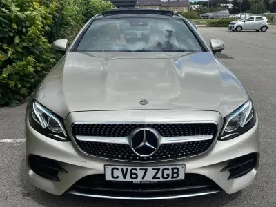 Used Mercedes E350 AMG line 2017 Silver Coupe
