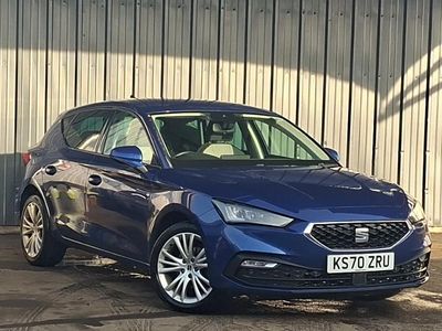 Used Seat Leon SE Dynamic 110 HP (80 kW) 2020 Blue Hatchback