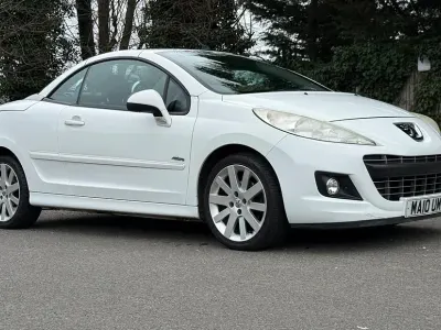 Used Peugeot 207 CC Allure 120 HP (88 kW) 2010 White Cabriolet
