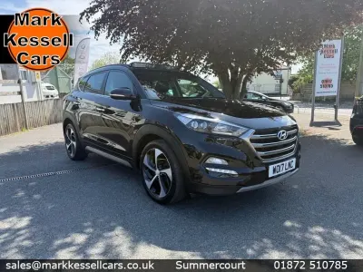 Usado Hyundai Tucson Premium SE 136 CV (100 kW) 2017 Negro SUV