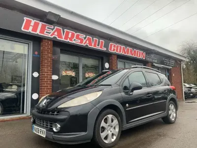 Used Peugeot 207 Outdoor Outdoor 110 HP (80 kW) 2008 Black Estate