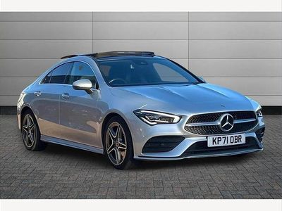 Silver Used 2021 Mercedes 220 AMG Line Premium Plus Coupe | £23,295 (Fair price)