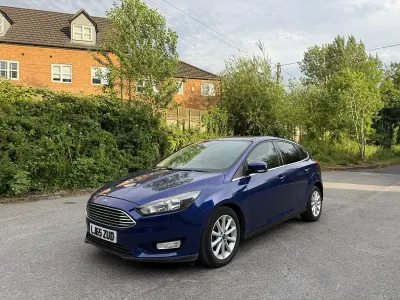 Used Ford Focus Titanium 2015 Blue Hatchback