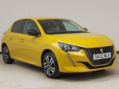 Used Peugeot 208 Allure Premium 100 HP (73 kW) 2022 Yellow Hatchback