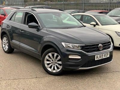 Usado VW T-Roc SE 115 HP (84 kW) 2019 Cinzento SUV