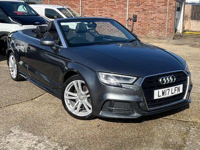 Used Audi A3 Cabriolet S-Line 147 HP (108 kW) 2017 Grey Cabriolet