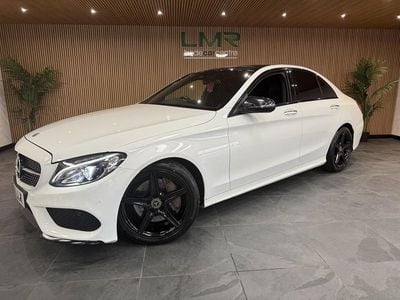 White Used 2015 Mercedes C250 AMG line Sedan | £10,499 (Fair price)