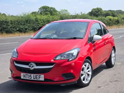 Used Vauxhall Corsa 70 HP (51 kW) 2015 Red Hatchback