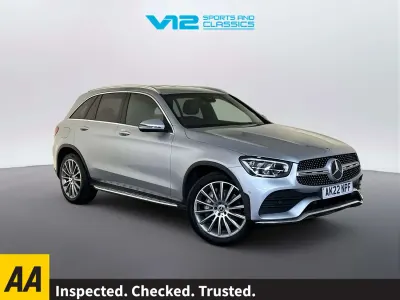 Used Mercedes GLC300e AMG line 2022 Silver SUV