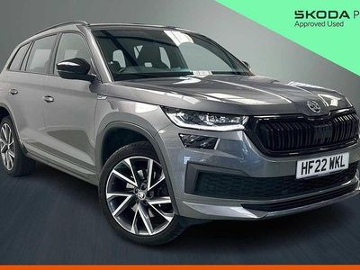 Used Skoda Kodiaq SportLine 110 HP (80 kW) 2022 Graphite grey metallic SUV