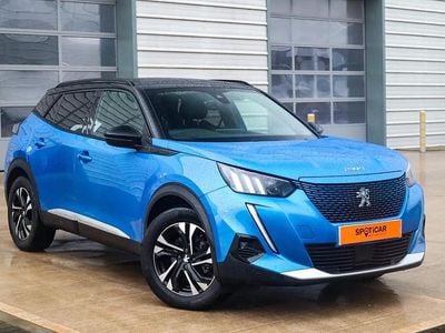 Used Peugeot e-2008 GTi 100 kW (136 HP) 2021 Blue SUV
