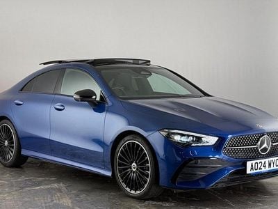 Used Mercedes CLA180 AMG Line Premium Plus 136 HP (100 kW) 2024 Blue Sedan