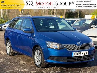 Used Skoda Fabia SE 110 HP (80 kW) 2015 Blue Estate