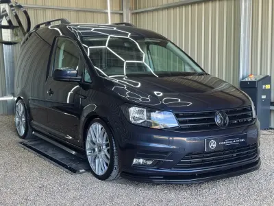 Used VW Caddy Highline 102 HP (75 kW) 2016 Blue MPV