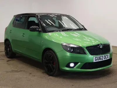 Used Skoda Fabia vRS 180 HP (132 kW) 2012 Green Hatchback