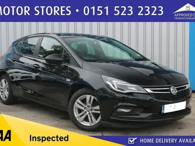 Used Vauxhall Astra Design Edition 108 HP (79 kW) 2017 Black Hatchback