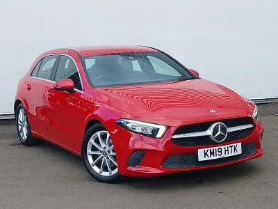 Used Mercedes A200 Executive 163 HP (119 kW) 2019 Red Hatchback
