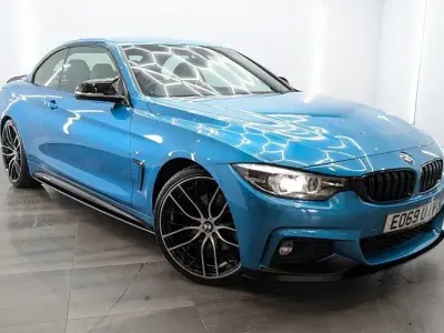 Used BMW 430 Cabriolet M Sport 252 HP (185 kW) 2019 Blue Cabriolet
