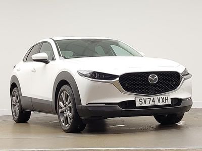 White Used 2024 Mazda CX-30 Exclusive-Line SUV | £20,998 (A bit pricey)