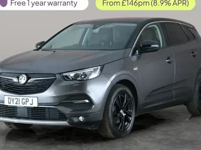 Used Vauxhall Grandland X SRi 131 HP (96 kW) 2021 Grey SUV