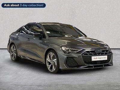 Used Audi A3 Black Edition 150 HP (110 kW) 2025 Grey Sedan