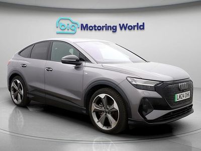 Grey Used 2024 Audi Q4 Sportback e-tron Black Edition SUV | £30,300