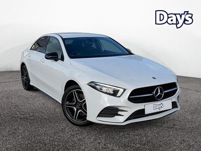 Used Mercedes A250 AMG line 218 HP (160 kW) 2021 White Sedan
