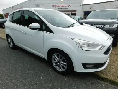Used Ford C-MAX Zetec 125 HP (91 kW) 2016 White MPV