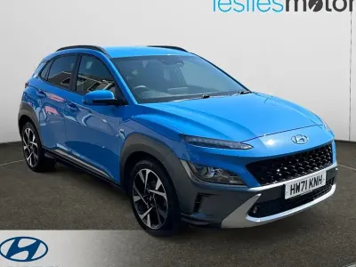 Used Hyundai Kona Premium 120 HP (88 kW) 2022 Blue SUV