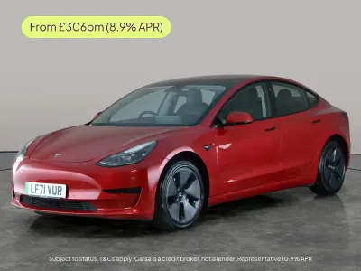 Used Tesla Model 3 Standard Range 208 kW (283 HP) 2021 Red Sedan