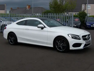 Usado Mercedes C200 AMG line 2017 Branco Coupé