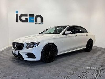 Used Mercedes E220 AMG Line Premium Plus 194 HP (142 kW) 2018 White Sedan