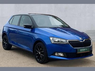 Used Skoda Fabia Colour Edition 95 HP (69 kW) 2021 Race blue black magic pearlescent Hatchback