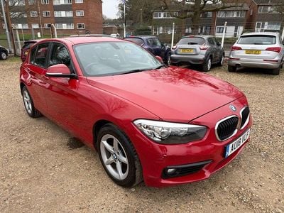 Used BMW 118 Sport Line 2018 Red Hatchback