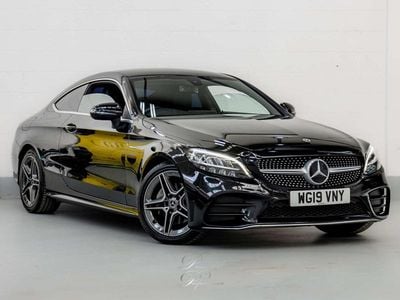 Used Mercedes C220 AMG line 2019 Black Coupe