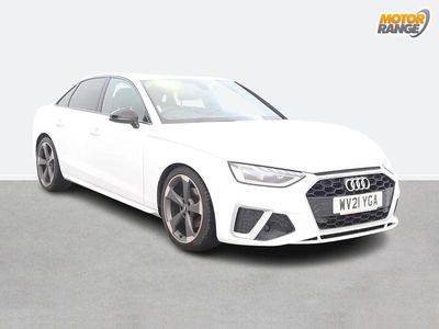 Used Audi A4 Black Edition 150 HP (110 kW) 2021 White Sedan