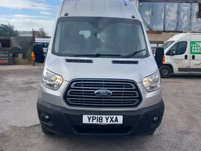 Used Ford Transit 125 HP (91 kW) 2018 Silver Van