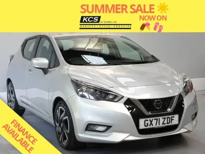 Used Nissan Micra Acenta 92 HP (67 kW) 2021 Silver Hatchback