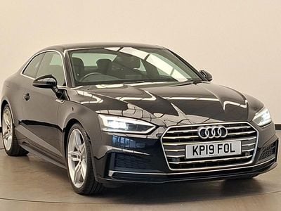 Used Audi A5 S-Line 190 HP (139 kW) 2019 Black Coupe