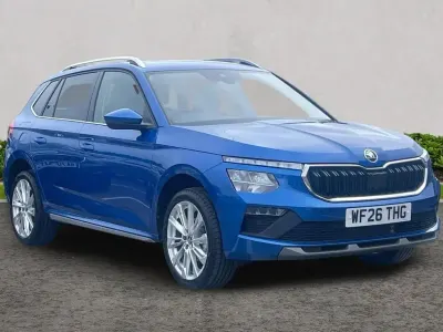 Used Skoda Kamiq SE L 115 HP (84 kW) 2026 Race blue metallic SUV