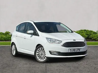 Used Ford C-MAX Titanium 123 HP (90 kW) 2018 White MPV