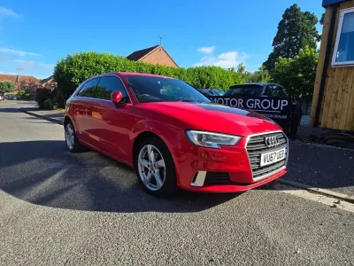 Used Audi A3 Sport 116 HP (85 kW) 2017 Red Hatchback