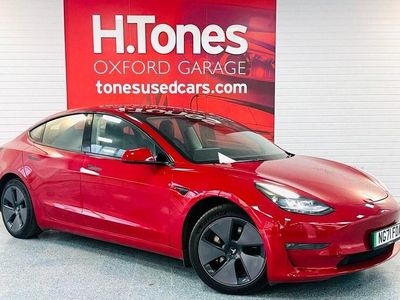 Used Tesla Model 3 Long Range AWD 366 kW (498 HP) 2021 Red Sedan