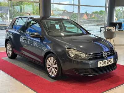 Used VW Golf VI Match 105 HP (77 kW) 2010 Blue Hatchback