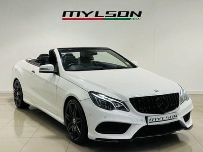 Used Mercedes E220 AMG line 177 HP (130 kW) 2016 White Cabriolet