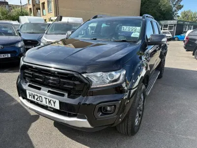 Used Ford Ranger Wildtrack 210 HP (154 kW) 2020 Black Pickup