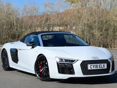 Begagnad Audi R8 Spyder Advanced 540 HK (397 kW) 2018 Grå Cab