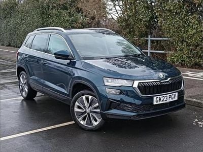 Used Skoda Karoq SE L 150 HP (110 kW) 2023 Petrol blue metallic SUV